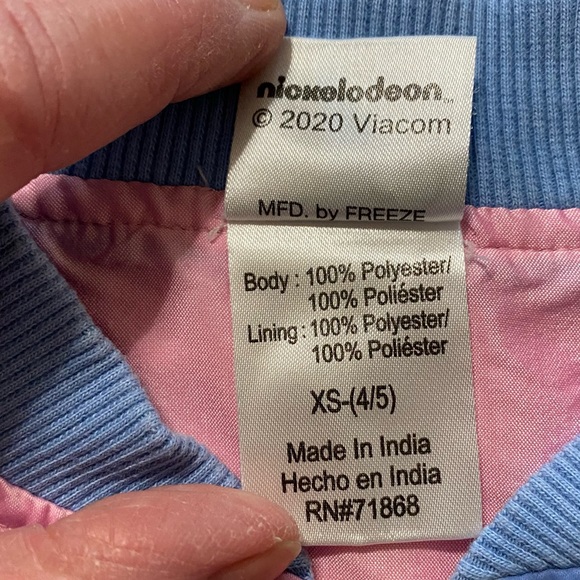 Jojo Siwa Nickelodeon year 2020 girls silk jacket with sequins XS (4/5) - Picture 4 of 13